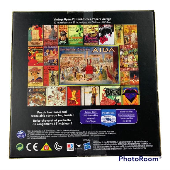 VINTAGE OPERA POSTER Big Ben Luxe 1000 Piece Puzzle 20’s 30’s Art Deco Collage - Picture 3 of 8